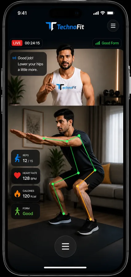 TechnoFit live form tracking